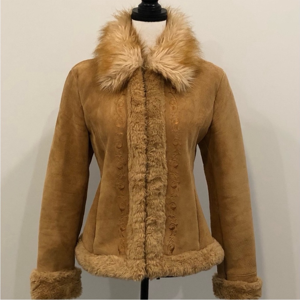 Beautiful Lady Guess Leather Jacket size L
